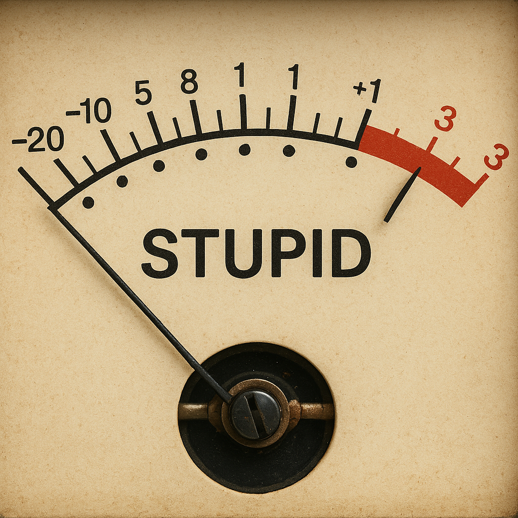 A Meter for Measuring Stupidity