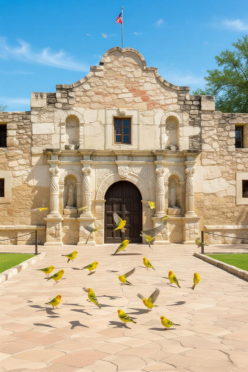 Canaries at the Alamo