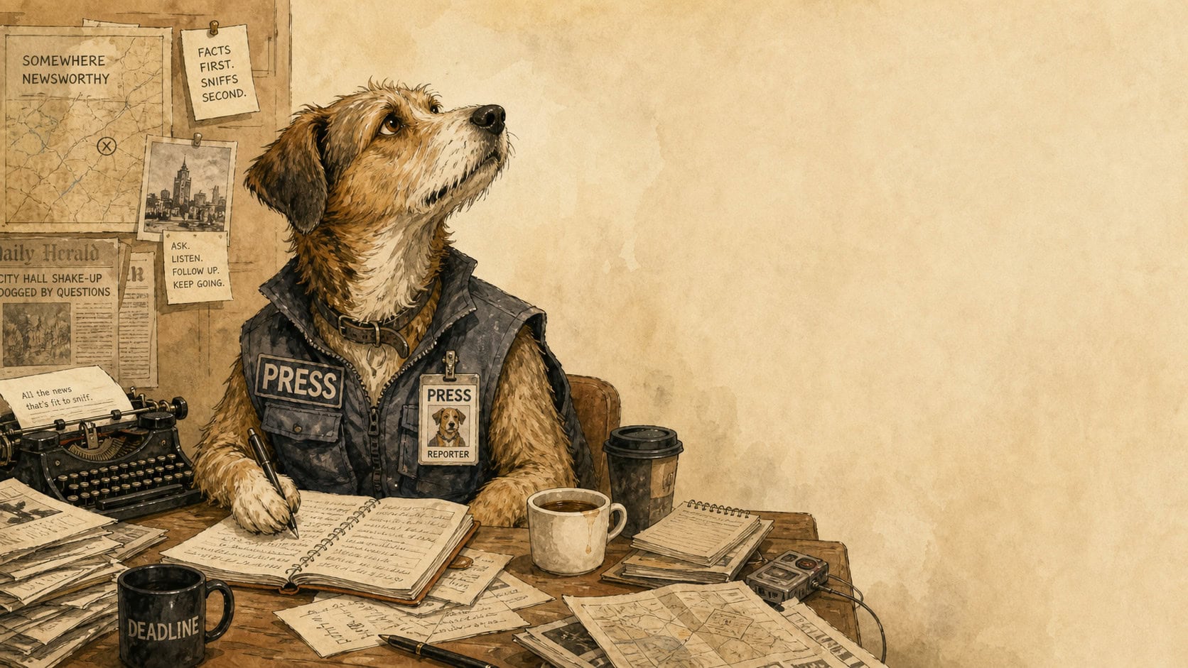 Bob the Dog Bob the Dog Correspondent for Scribe Safari Magazine